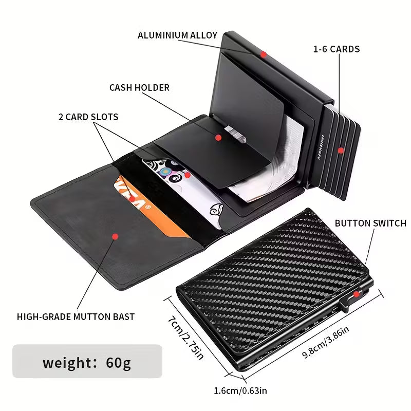 Carbon Fiber Foldable Wallet
