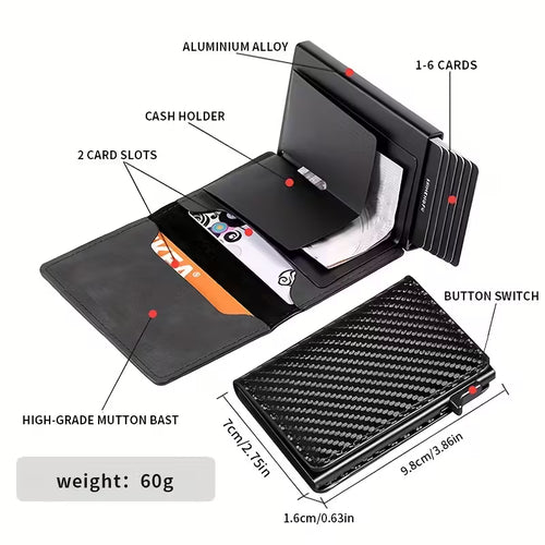 Carbon Fiber Foldable Wallet