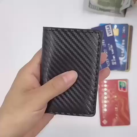 Carbon Fiber Foldable Wallet